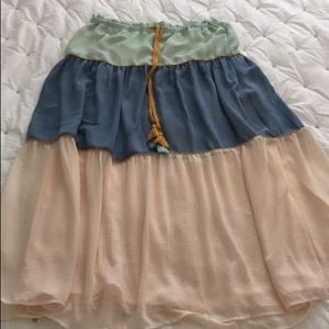 Loft maxi skirt with tassel